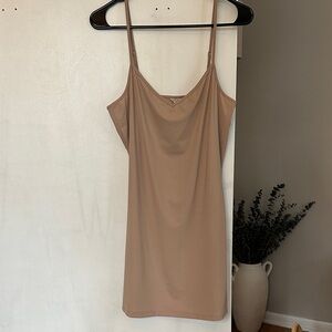 Hemant & Nandita Beige Slip Dress with adjustable straps- Size Medium